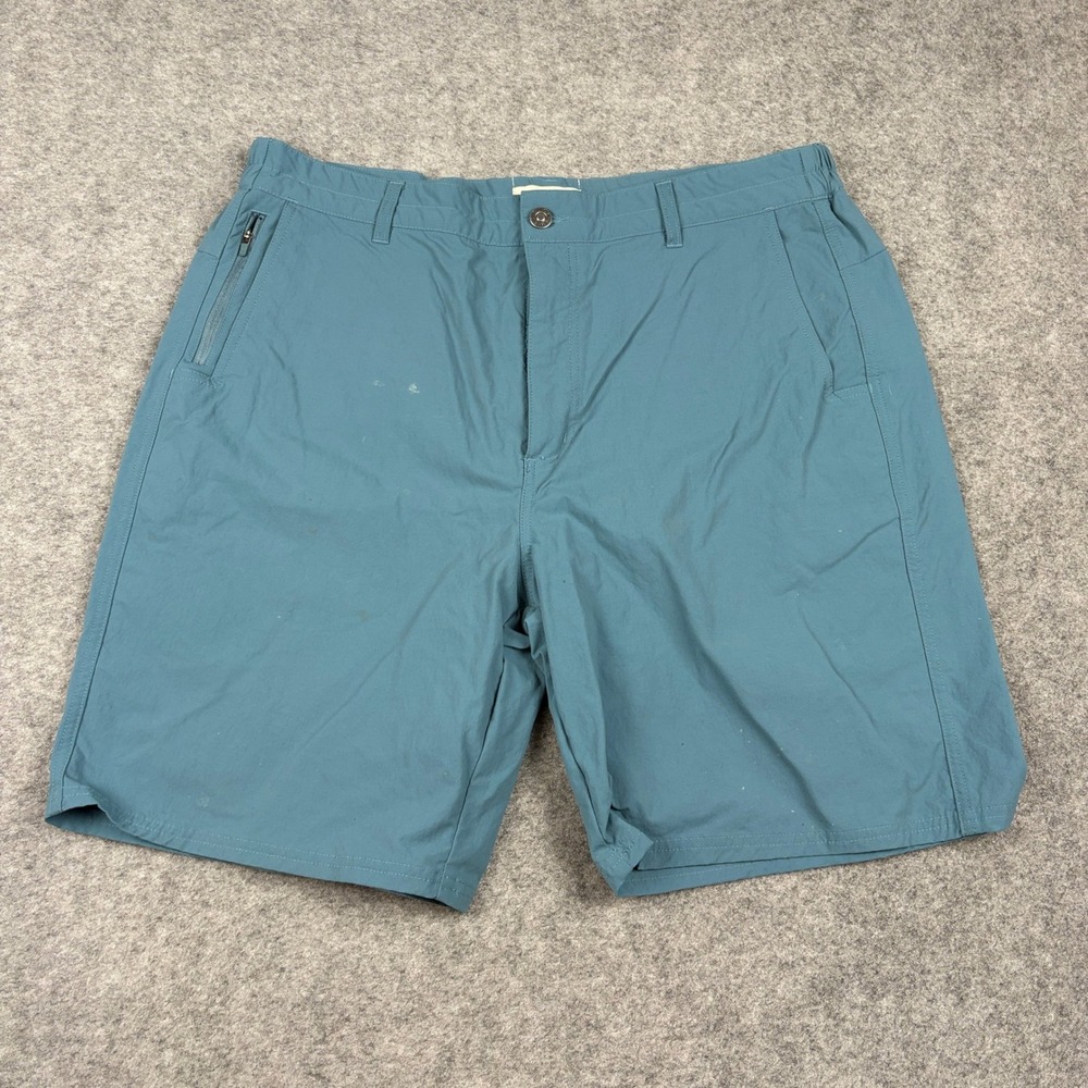 Duck Camp Shorts Mens XL Blue Teal Scout Lightweight Outdoor Performance‎ Hiking